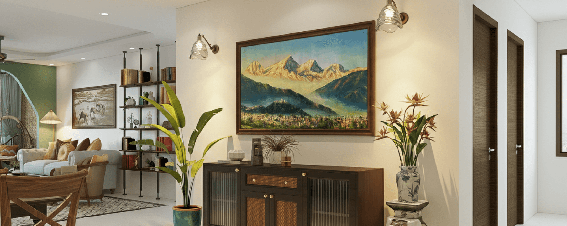 Himalayan Art Home Decor Ideas: Transform Your Living Room, Bedroom & Office with Authentic Mountain Paintings